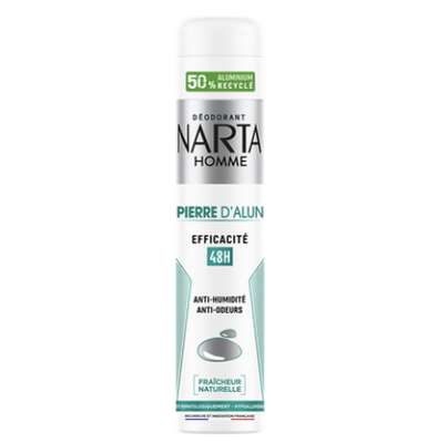 Déodorant spray à la pierre d'alun pour homme, Narta (200 ml)