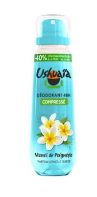 Déodorant compressé 48h Monoi, Ushuaia  (100 ml)