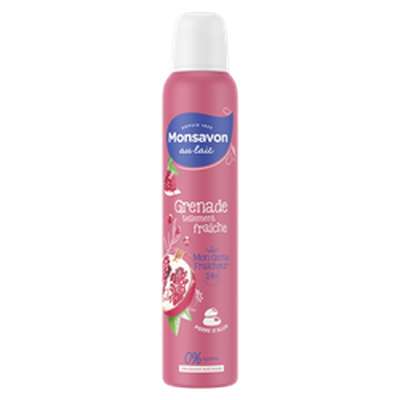 Déodorant à la pierre d'alun parfum grenade hibiscus, Monsavon   (200 ml)