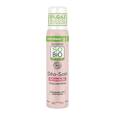 Déodorant spray au lait d'amande bio, So'Bio Etic (100 ml)