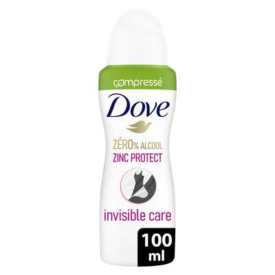 Déodorant compressé Invisible Care Zinc Protect, Dove (100 ml)