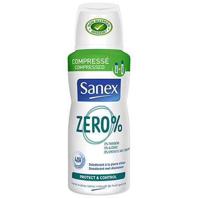 Déodorant compressé 0% protect control, Sanex (100 ml)