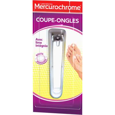 Coupe ongles, Mercurochrome