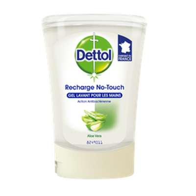 Recharge de savon liquide no touch aloe vera, Dettol (250 ml)