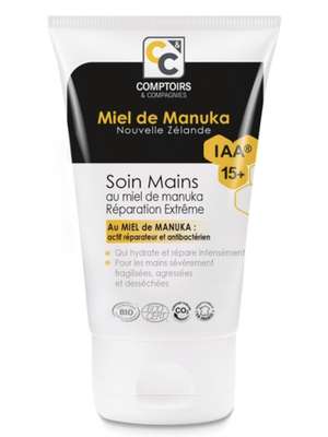 Soin mains réparation extrême au miel de manuka IAA 15+ BIO, Comptoir & Compagnies (50 ml)