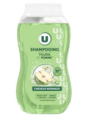 Shampooing Cheveux normaux, pomme & tilleul, U (250 ml)