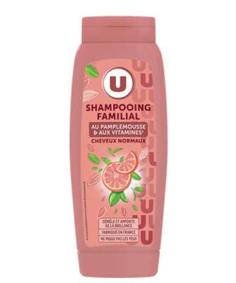 Shampooing Cheveux normaux, pamplemousse & vitamine, U (500 ml)