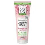 Shampooing cheveux doux lait amande et protéines riz BIO, So'Bio Etic (250 ml)