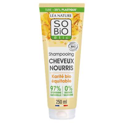 Shampoing cheveux nourris Karité BIO, So'Bio Etic (250 ml)