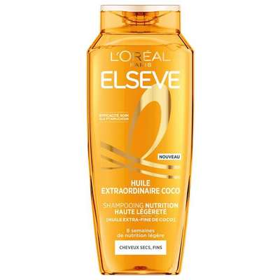 Shampoing Huile Extraordinaire Coco, Elsève (250 ml)