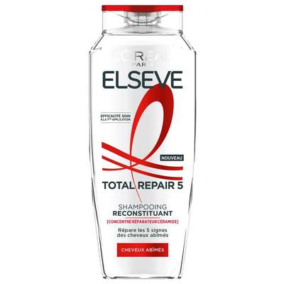 Shampoing Total Repair 5 - cheveux abîmés, Elseve (300 ml)