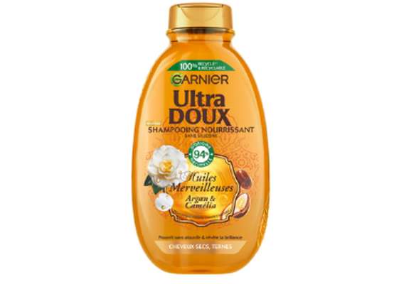 Shampoing nourrissant huiles merveilleuses - cheveux secs & ternes, Ultra Doux (300 ml)