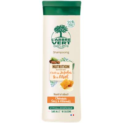 Shampoing nutrition cheveux secs, L'Arbre Vert (250 ml)