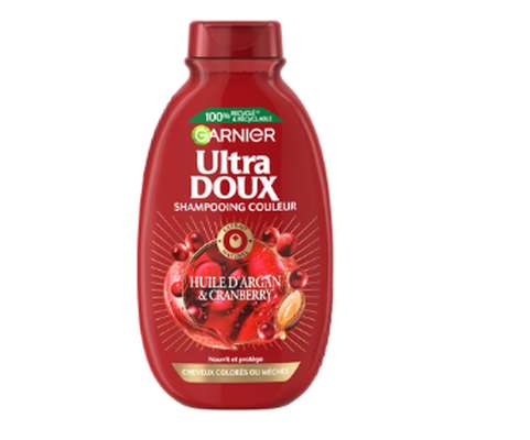 Shampoing argan et Cranberry, Ultra Doux (300 ml)