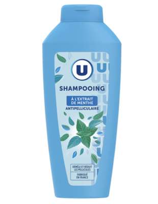 Shampooing antipelliculaire menthe, U (500 ml)
