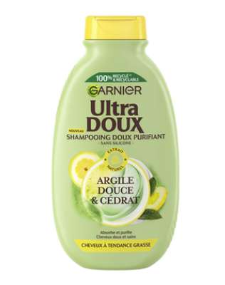 Shampoing argile douce et cédrat, Ultra Doux (300 ml)
