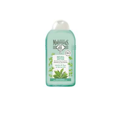 Shampoing réveil détox Infusion thym et thé vert BIO, Le Petit Marseillais (250 ml)