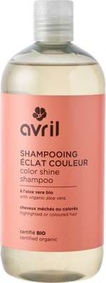 Shampoing éclat couleur pour cheveux colorés et méchés certifié BIO, Avril (500 ml)