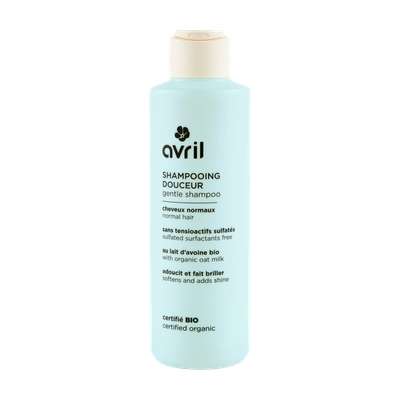 Shampoing douceur pour cheveux normaux certifié BIO, Avril (250 ml)