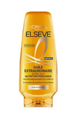 Après-shampooing démêlant nutrition profonde Huile Extraordinaire Cheveux Secs, Elseve (200 ml)
