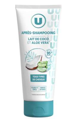 Après shampooing lait de coco & aloe vera tous types de cheveux, U (200 ml)
