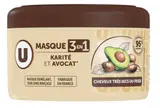 Masque capillaire 3en1 cheveux très secs ou frisés karité & avocat, U (400 ml)