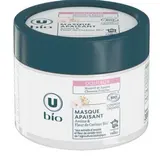Masque apaisant nourrissant cheveux fragiles avoine & fleur de cerisier, U BIO (300 ml)