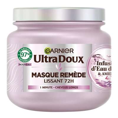 Masque Cheveux Remède Lissant 72H, Ultra Doux (340 ml)