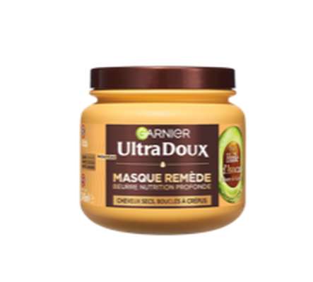 Masque cheveux nourrissant avocat karité, Ultra doux (340 ml)