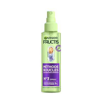 Produit de Coiffage Méthode Boucles 48h Hydratation & Définition, Fructis (150 ml)