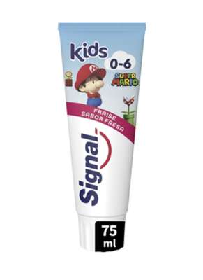 Dentifrice Kids 0 - 6 ans Fraise, Signal (75 ml)