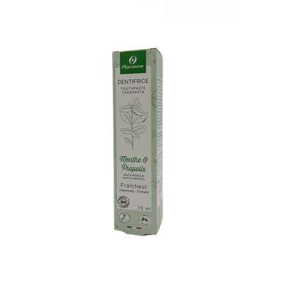 Dentifrice fraîcheur goût menthe poivrée BIO, Aprolis (75 ml)
