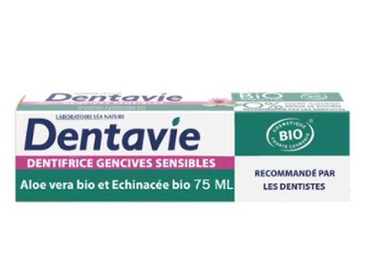 Dentifrice gencives sensibles BIO, Dentavie (75 ml)