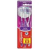 Brosse à dents medium flexible Zig Zag, Colgate (x3) (très petit calibre)