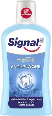 Bain de bouche Integral 8 Anti-plaque, Signal (500 ml)