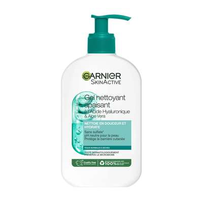 Soin visage à l'acide Hyaluronique et Aloe Vera SkinActive, Garnier (150 ml)