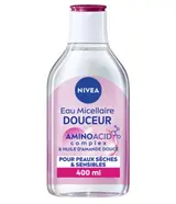 Démaquillant micellaire 0% pour peaux sèches et sensibles, Nivea (400 ml)