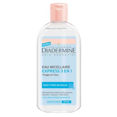 Eau micellaire Express 3 en 1, Diadermine (400 ml)