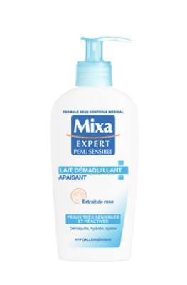 Lait démaquillant extra pur peaux très sensibles, Mixa (200 ml)