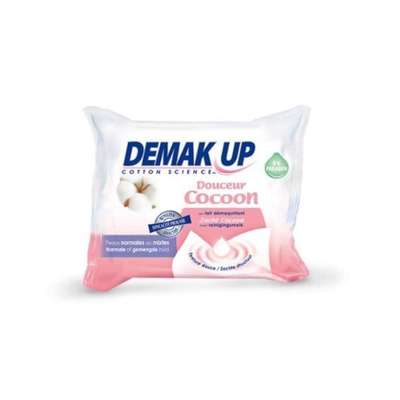 Lingettes au lait pour peau normale/mixte, Demak'up (x 25)