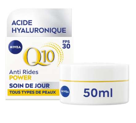 Soin Visage du Jour Extra Fermeté Q10 Anti-Rides SPF 30, Nivea (50 ml)
