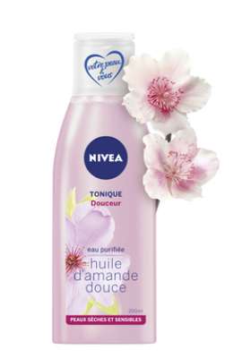 Tonique douceur pour peaux sèches et sensibles, Nivea (200 ml)
