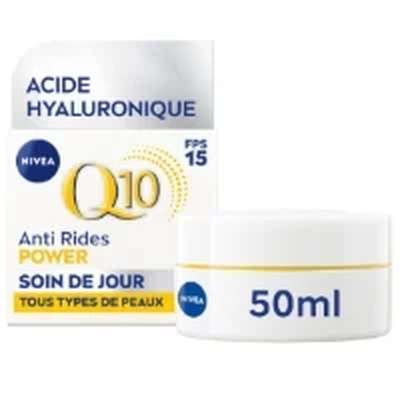 Soin visage de Jour Activateur d'Eclat Q10 Anti-Rides energy, Nivea (50 ml)