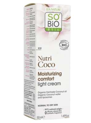 Crème légère hydratante Nutri Coco, So'Bio Etic (50 ml)