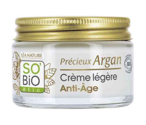 Crème visage légère anti-âge, So BIO (50 ml)