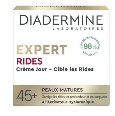 Crème visage jour repulpante, Diadermine (50 ml)