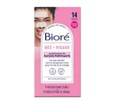 Assortiment patchs purifiants nez et visage, Bioré (x 14)