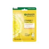 Masque visage tissu booster d'éclat à la vitamine C - Skin Active, Garnier (x 1)