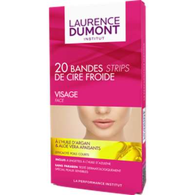 Bandes de cire froide visage, Laurence Dumont (x 20)