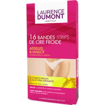 Bandes de cire froide aisselles et maillot, Laurence Dumont (x 16)